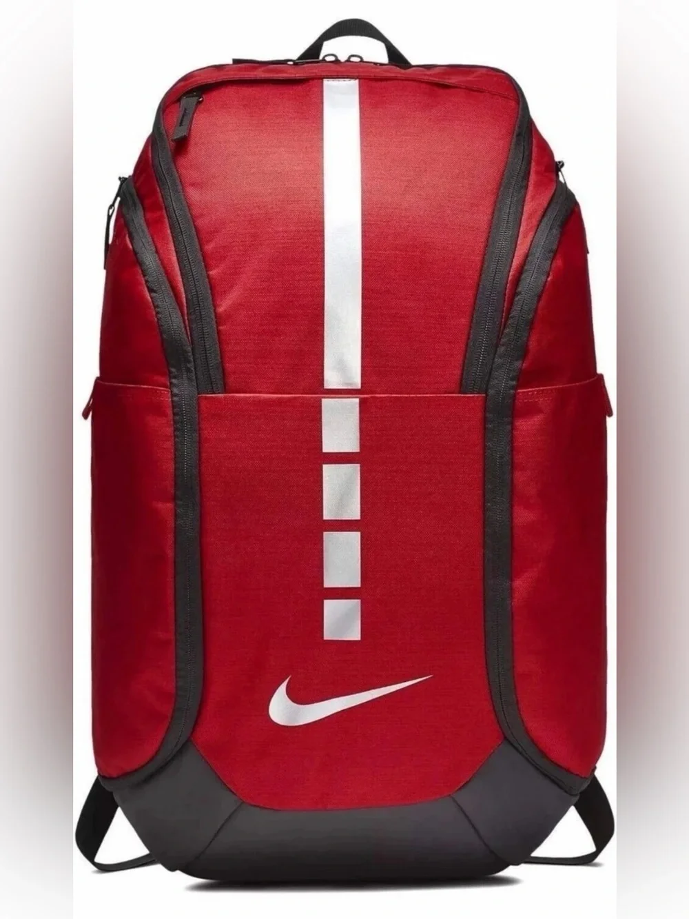 NEW Nike Hoops Elite Pro Backpack Game Red Black Silver Basketball BA5554-657